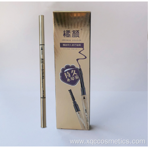 Double ended eyebrow pencil brush OEM